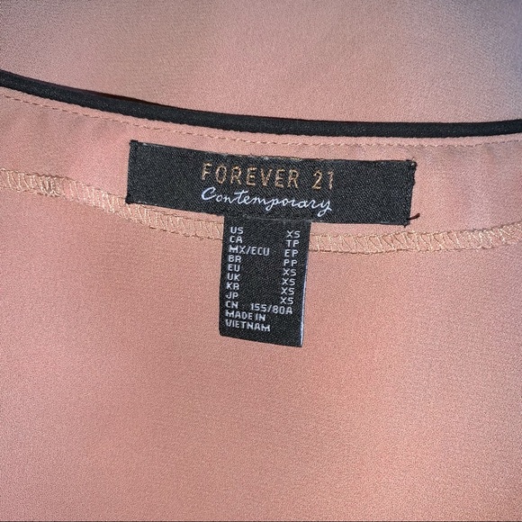 Terra Cotta Blouse by Forever 21 - Sz. XS - Picture 3 of 4